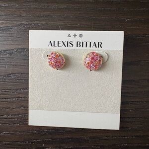 NEW Alexis Bittar multicolored stud earrings.